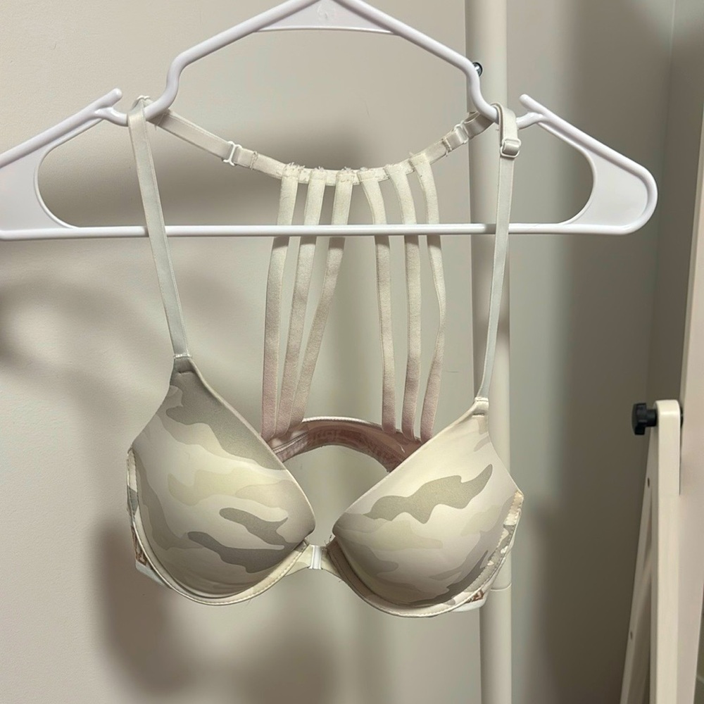 Women's Cream Camouflage Bra